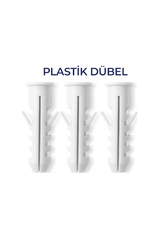 Plastik Dübel 8 Mm 1000 Adet Sağlam Tutuş, Uzun Ömürlü Ve Güvenli Sabitleme Diğer