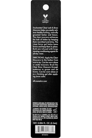 E.l.f. Clear Brow-lash Maskara Çift Taraflı Şeffaf Kaş Jeli Ve Maskara 2 Li Paket