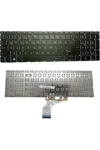 HP Uyumlu 250 G7 6Mp68Es, 255 G7 9Hr32Es Işıklı Klavye - 451607972