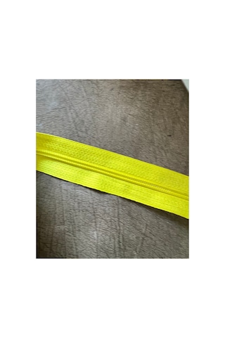 10 Metre Sarı Fermuar 20 Başlık Takılı