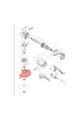 Makita GA7020 Siper Ürün Kodu 122889-7