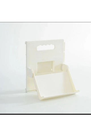 6 Adet Lyon Ayakkabı Rafı Dikey Istiflenebilir Yerden Tasarruflu Krem