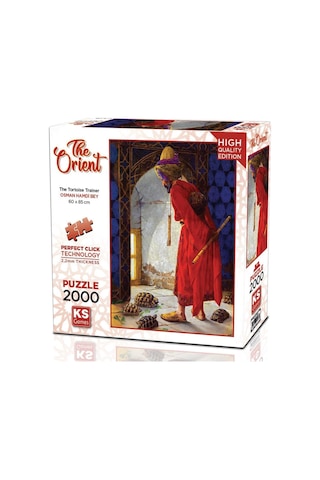 Ks Games 2000 Parça Kaplumbağa Terbiyecisi Puzzle - Osman Hamdi Bey