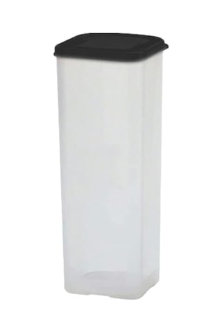 Pazly Kapaklı Hava Geçirmez Ekmek Saklama Kaba Şeffaf Plastik Mutfak Ekmek Kutusu Bpa İçermez, Fda Yok Siyah Siyah