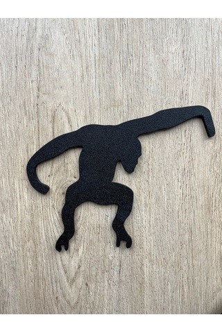 Maymun Muz Askısı - Eğlenceli Askı - Şık Mutfak Dekoru Siyah