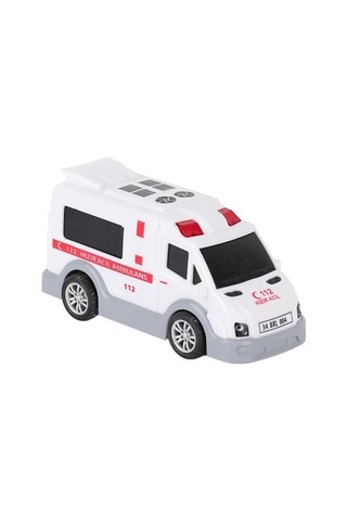 Urt004-01 Şehrin Kırılmazları Sürtmeli Ambulans -birlikt - 1 Adet Kırmızı