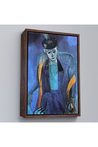 Çerçeveli Henri Matisse - Madame Matisse'in Portresi-7324