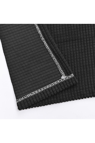 Xiyyadms Ev Kullanıma İçin Yıkama Kolay Kaymaz Dört Mevsim Kullanıma Uygun Lastikli Koltuk Kol Halkası 1 Çift Siyah + 10 Adet Çivi Siyah