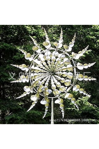 Yaozixa Bahçe Çim Alani Vane Dekorasyonu 3d Rota Metal Rüzgar Çarkı Dışarıdaki Manzarayı Zenginleştirir