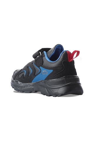 Slazenger KANEVA I Çocuk Cırt Cırtlı Siyah / Siyah Sneaker