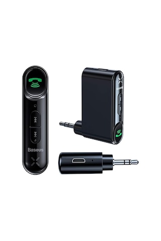 Baseus Qiyin Wireless-Bluetooth 5.0-3.5 MM Aux Araç Bluetooth Kiti