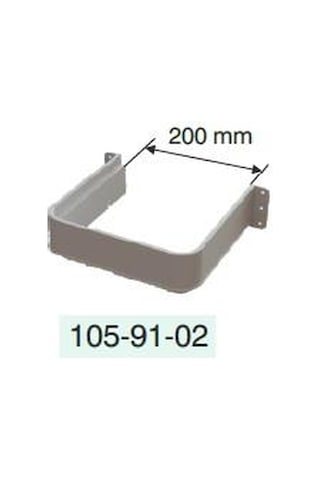 Mesan Yeni Nesil Gider Kapama Plastik  Gri 20cm (0203)