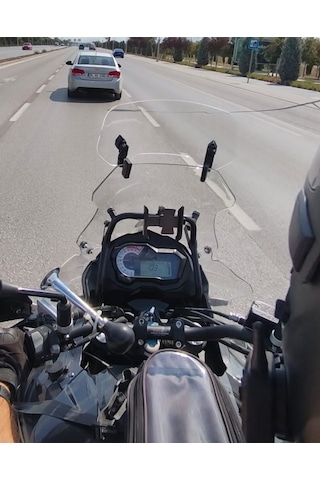 Honda Uyumlu Deflektör Rüzgar Saptırıcı Siperlik Şeffaf Motor Camı Cam Uzatma Model 2