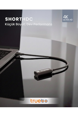 Truebo Shorthdc Usb-c To Hdmı Dönüştürücü