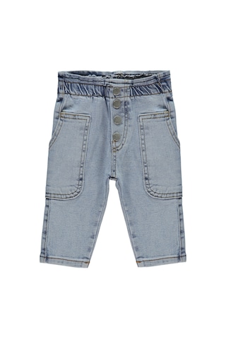 Civil Baby Kız Bebek Kot Pantolon 6-18 Ay Açık Mavi (516129470)-6-9 Ay Açık Mavi
