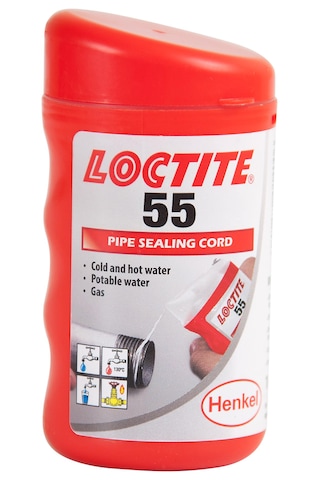 Loctite 55 Silikon Emdirilmiş Teflon Sızdırmazlık İpi 160m