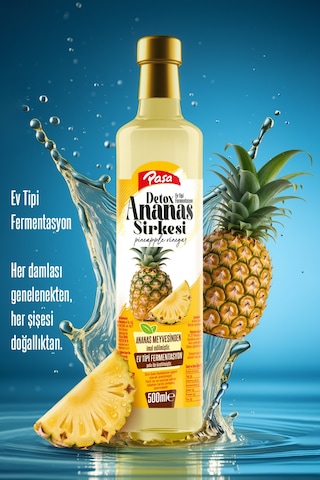 Detoks Ananas Sirkesi 500 Ml