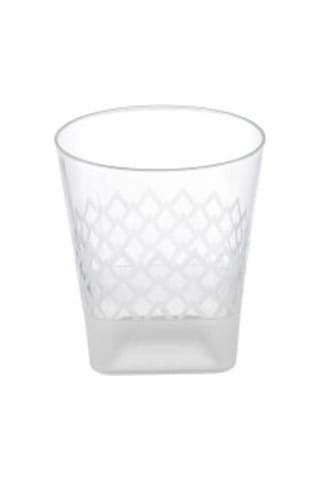 Viski Bardağı Kare 220 Cc -10 Adetli Şeffaf