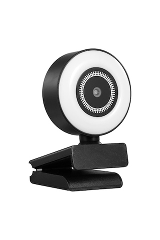 Gajeena 1080p Otomatik Odaklı Webcam, Yüzey Gençleştirici Işık Halka Ve Mikrofon Dahil, Canlı Yayın Ve Toplantılar İçin
