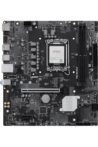 Msı Pro H810m-e Intel H810 Soket 1851 Ddr5 6400+ Oc Mhz Matx Aaaa18msı0010
