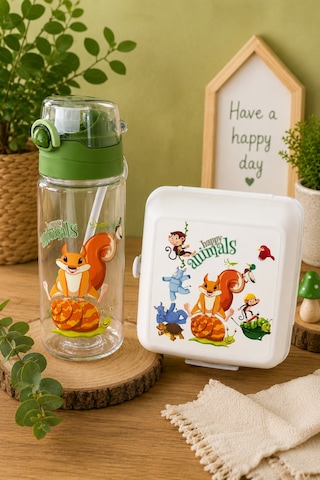 Conjunto Matara 500 Ml Ve 2 Katlı Beslenme Kabı 2'li Set- Matara Beslenme Kabı Seti - 909693526 Conjunto Matara 500 Ml Ve 2 Katlı Beslenme Kabı 2'li Set- Matara Beslenme Kabı Seti - 909693526