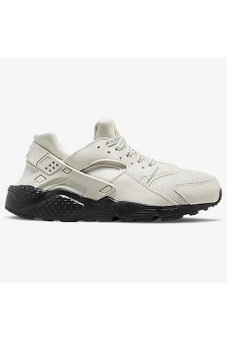 Nike Huarache Run Unisex Sneaker Dar Kalıp Günlük Spor Ayakkabı Krem Krem