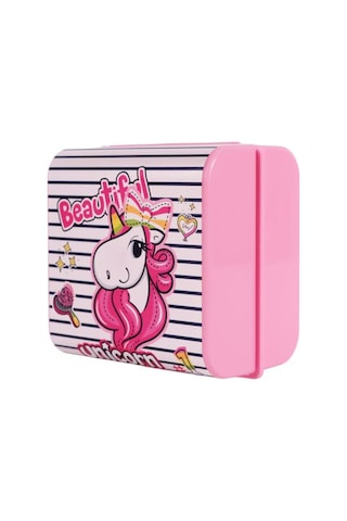 Herevin 161273-826 Desenli Beslenme Kutusu Pembe
