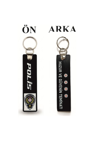 Tpu Çift Taraflı Anahtarlık - Polis - Huzur Ve Güvenin Teminatı Çok Renkli