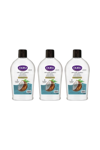 Duru Sıvı Sabun Organik İçerikli Hindistan Cevizi 1500 Ml X 3 Adet