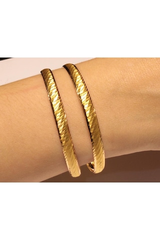 Hakan Güler Kuyumculuk 22 Ayar Altın Desensiz Bilezik