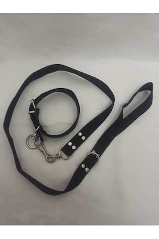 Köpek Tasması Gezdirme Ipi Takım Siyah
