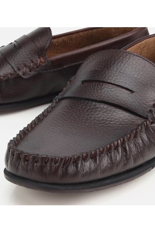 Hotiç Erkek Deri Kahverengi Yumuşak Dokulu Günlük Loafer 02ayh324980a480 02ayh324980a480