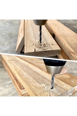 Suofeng Kalıcı Alyuminyum Allyüzeyli Siyah Matkap Ucu Seti 10 Adet : Cam, Tuğla, Çimento Duvar Ve Seramik İçin 4-12mm Çaplı Çok Amaçlı Delme Uçları