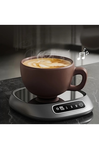 Fastbuy Turcoshop11 Gri İçecek Yalıtım Matı Bardak Isıtıcı Sürekli Sıcaklık Tabanı