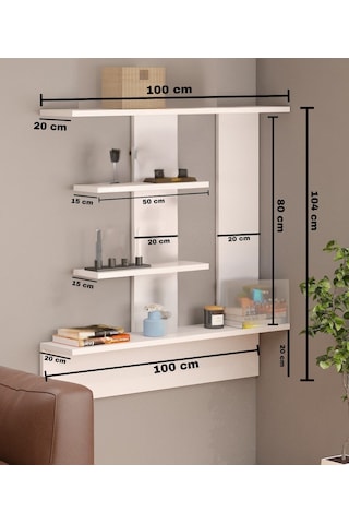 Libra Dekoratif Duvar Rafı