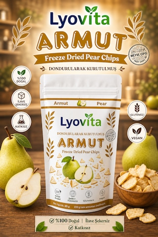 Armut Dondurularak Kurutulmuş Freeze Dried 20 G