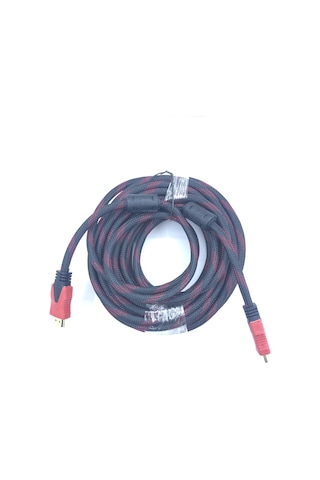 DESTE ELEKTRONİK 10 METRE İP ÖRGÜLÜ ALTIN HDMI KABLO