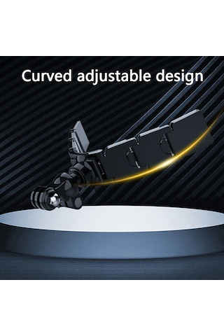 Flw418 Gopro/djı/ınsta360 Motosiklet Kask Çene Montaj Tutucu Eylem Kamera Braketi