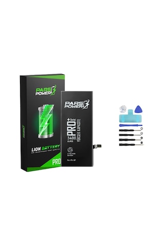 Pars Power Apple Uyumlu iPhone 8 Plus 3400 mAh Yüksek Kapasite Batarya