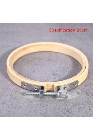 Bambu Çerçeve Nakış Kasnağı Halkası Kendin Yap Nakış Boyama Kanaviçe Kiti Yuvarlak Bambu Çerçeve Dikiş Aletleri Ev Dekorasyonu