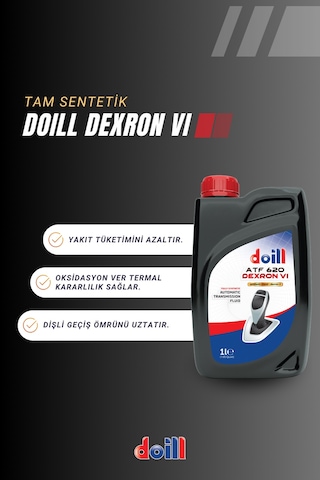 Doill ATF 620 DEXRON VI-6 Tam Sentetik Otomatik Şanzıman Yağı 1 L