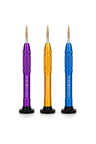 Manyetik Tornavida 0.6x25 Mm Cep Telefonu Ve Elektronik Tamir Aleti No.828 - Mor