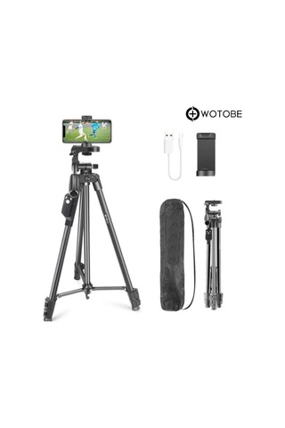 Bluetooth Kumandalı Ayarlanabilir Android İos Kamera Uyumlu Tutucu Çanta Sabitleyici Tripod