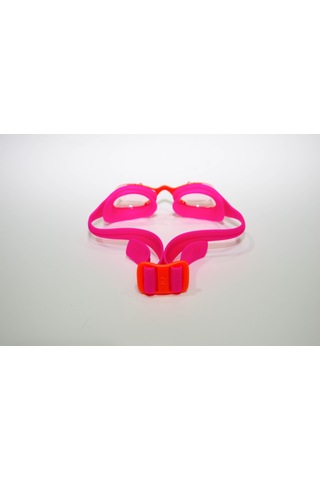 Çocuk Yüzücü Gözlüğü - S Boy - Pembe Nabaiji Meridyendukkan Beyaz