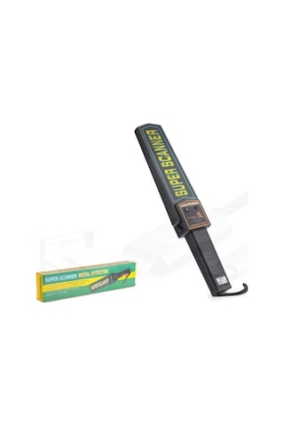 Hadron Hdx6528 Super Scanner El Tipi Güvenlik Metal Dedektörü Siyah Kdo