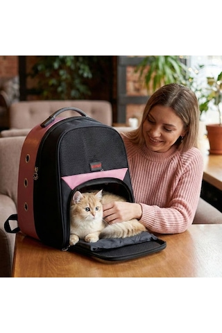 Lepus Astronot Kedi Ve Köpek Taşıma Çantası Pembe 249-52012.01
