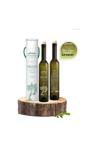 Korudağ Zeytin Çiftliği Harvena Erken Hasat Soğuk Sıkım Sızma Zeytinyağı İlk Hasat 500 ML