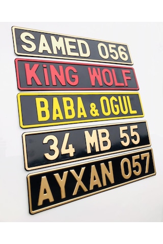 Dekor Plaka, Metal Kabartma Plaka