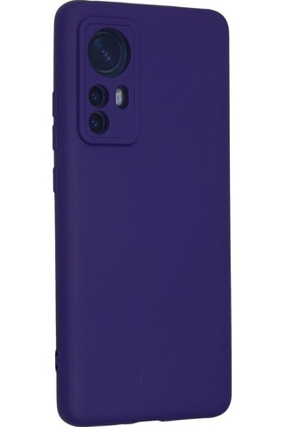 Xiaomi Mi 12 Kılıf Nano İçi Kadife Silikon - Mor Düz Renkli