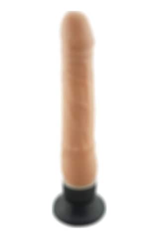 Hızlı Express 23 CM Realistik Titreşimli Vantuzlu Dildo Penis